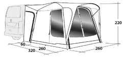 Outwell Milestone Shade Drive Away Awning 25 Outwell Milestone Shade Drive Away Awning -Outdoor Camping Store 111100 8