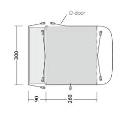 Outwell Newburg 260 Drive Away Awning 21 Outwell Newburg 260 Drive Away Awning -Outdoor Camping Store 111102 newburg 260 drawing floorplan3