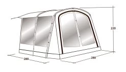 Outwell Universal Awning Size 1 17 Outwell Universal Awning Size 1 -Outdoor Camping Store 111290 universal awning size 1 drawing perspective2
