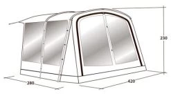 Outwell Universal Tent Awning Size 6 19 Outwell Universal Tent Awning Size 6 -Outdoor Camping Store 111295 3
