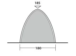Outwell Free Standing Inner Tent L 10 Outwell Free Standing Inner Tent L -Outdoor Camping Store 111340 free standing inner l drawing other4