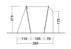 Outwell Dunecrest Drive Away Awning 26 Outwell Dunecrest Drive Away Awning -Outdoor Camping Store 111344 dunecrest drawing other5