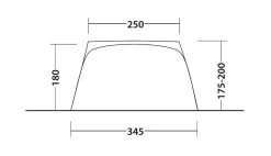 Outwell Lounge Vehicle Connector L -Outdoor Camping Store 111356 lounge vehicle connector l drawing other5