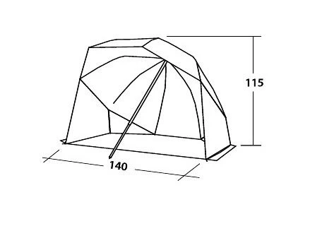 Easy Camp Summer Coast Windscreen 2 Easy Camp Summer Coast Windscreen - Image 2