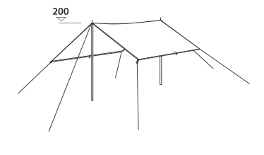 Easy Camp Tarp 4m X 4m 3 Easy Camp Tarp 4m X 4m - Image 3