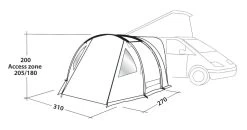 Easy Camp Shamrock Drive Away Awning -Outdoor Camping Store 120398