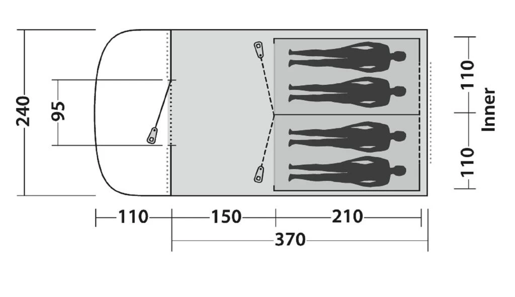 Easy Camp Palmdale 400 Tent 2 Easy Camp Palmdale 400 Tent - Image 2