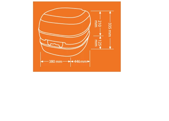 Blue Diamond Nature Calls 16ltr Flushing Toilet 5 Blue Diamond Nature Calls 16ltr Flushing Toilet - Image 5