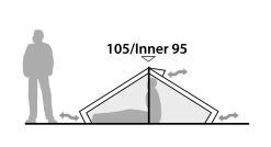 Robens Starlight 2 Tent 13 Robens Starlight 2 Tent -Outdoor Camping Store 130259 starlight 2 drawing elevation 4