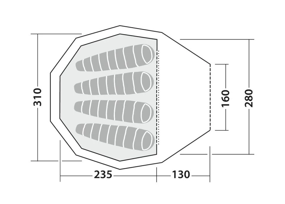 Robens Green Cone PRS Tent 2 Robens Green Cone PRS Tent - Image 2