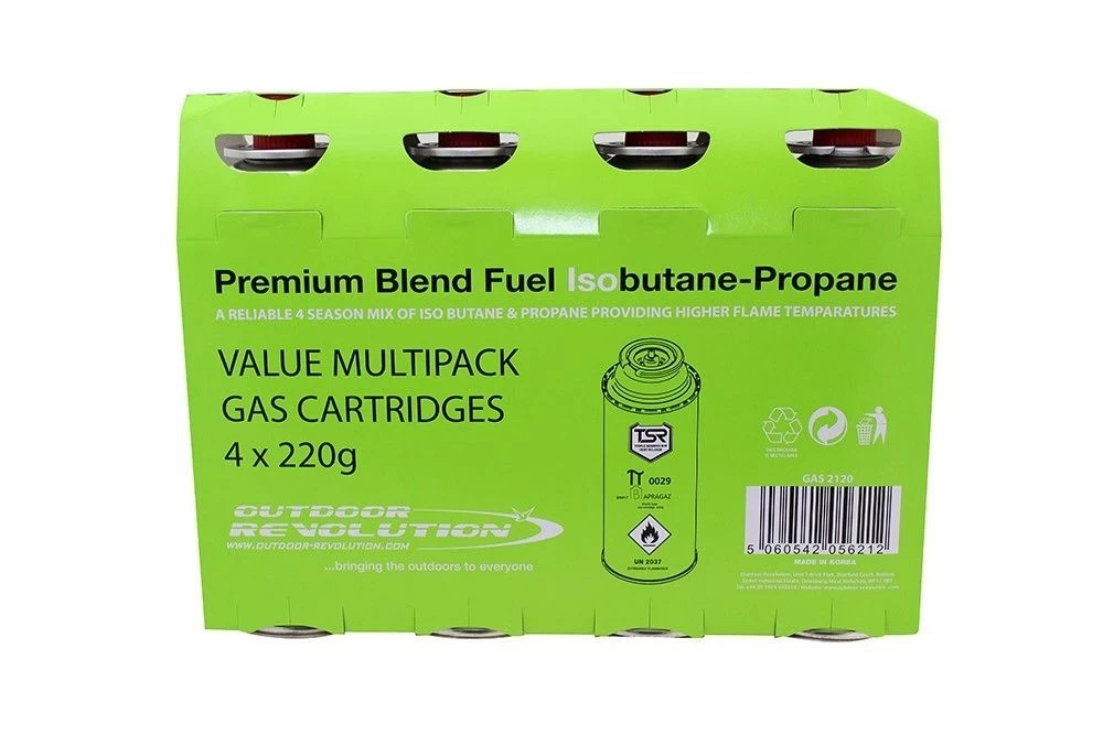 Pack Of 4 Butane Gas Cartridges 2 Pack Of 4 Butane Gas Cartridges - Image 2