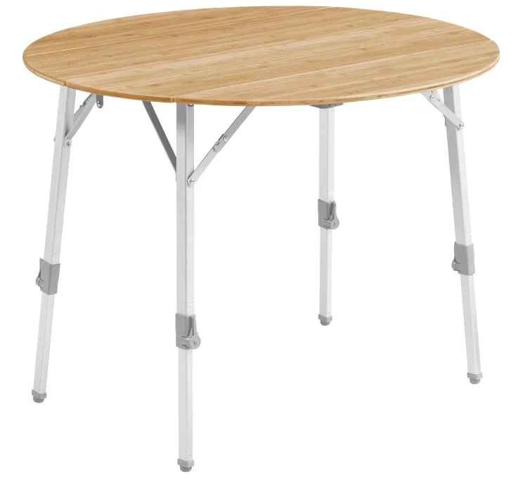 Outwell Custer Round Bamboo Table 1 Outwell Custer Round Bamboo Table