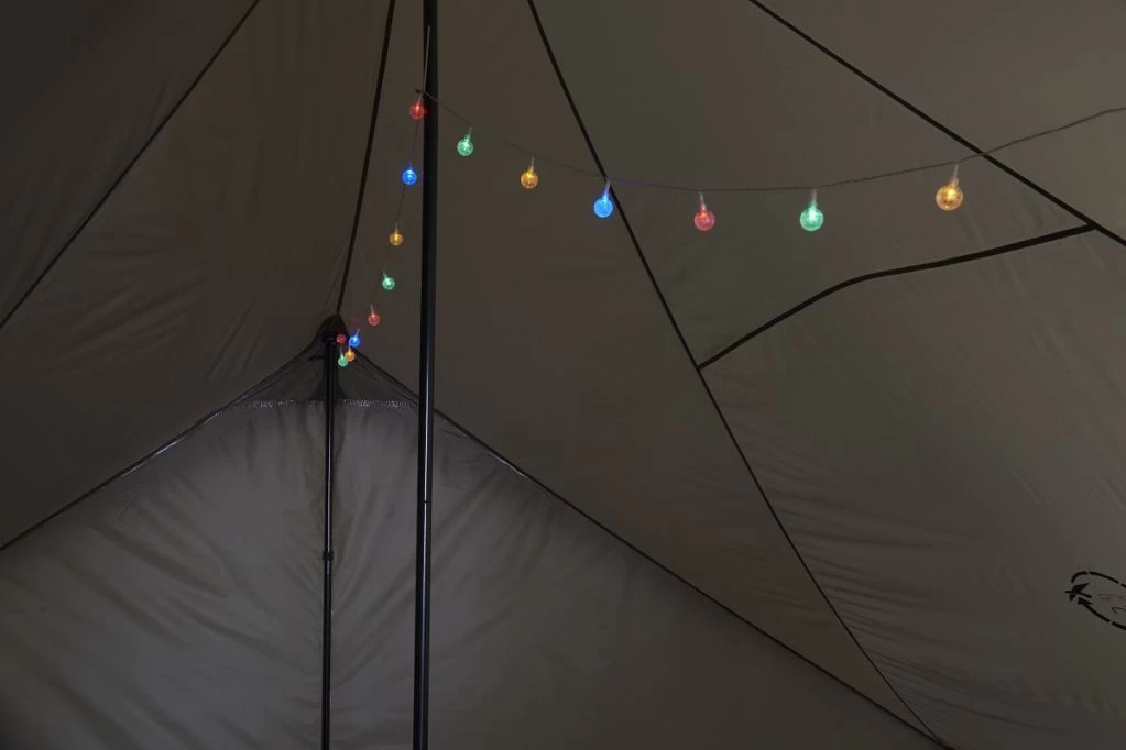 Easy Camp Coloured Globe Light Chain 2 Easy Camp Coloured Globe Light Chain - Image 2