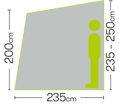 Quest Falcon 220 Poled Porch Caravan Awning 12 Quest Falcon 220 Poled Porch Caravan Awning - Image 12