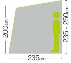 Quest Falcon Air 220 Porch Awning -Outdoor Camping Store a3500a 6 photo