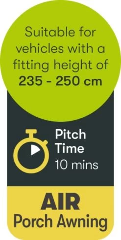 Quest Falcon Air 260 Porch Awning -Outdoor Camping Store a3501a 9 photo 1