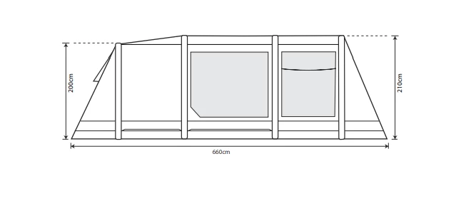 Outdoor Revolution Airedale 5.0S Tent Package 2 Outdoor Revolution Airedale 5.0S Tent Package - Image 2