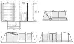Outdoor Revolution Airedale 6.0SE Air Tent 25 Outdoor Revolution Airedale 6.0SE Air Tent -Outdoor Camping Store airedale 6se floorplan