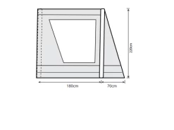 Outdoor Revolution Airedale 7.0SE / 9.0SE Front Porch Extension 17 Outdoor Revolution Airedale 7.0SE / 9.0SE Front Porch Extension -Outdoor Camping Store airedale 7se 9se front porch extension floorplan 1