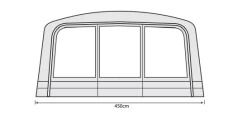 Outdoor Revolution Airedale 7.0SE / 9.0SE Front Porch Extension 16 Outdoor Revolution Airedale 7.0SE / 9.0SE Front Porch Extension -Outdoor Camping Store airedale 7se 9se front porch extension floorplan 2