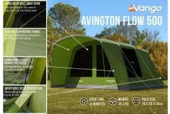 Vango Avington Flow 500 Tent 17 Vango Avington Flow 500 Tent -Outdoor Camping Store avington flow 5004