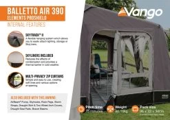 Vango Balletto Air 390 Elements ProShield 390 Awning 19 Vango Balletto Air 390 Elements ProShield 390 Awning -Outdoor Camping Store balletto air 390 eps2