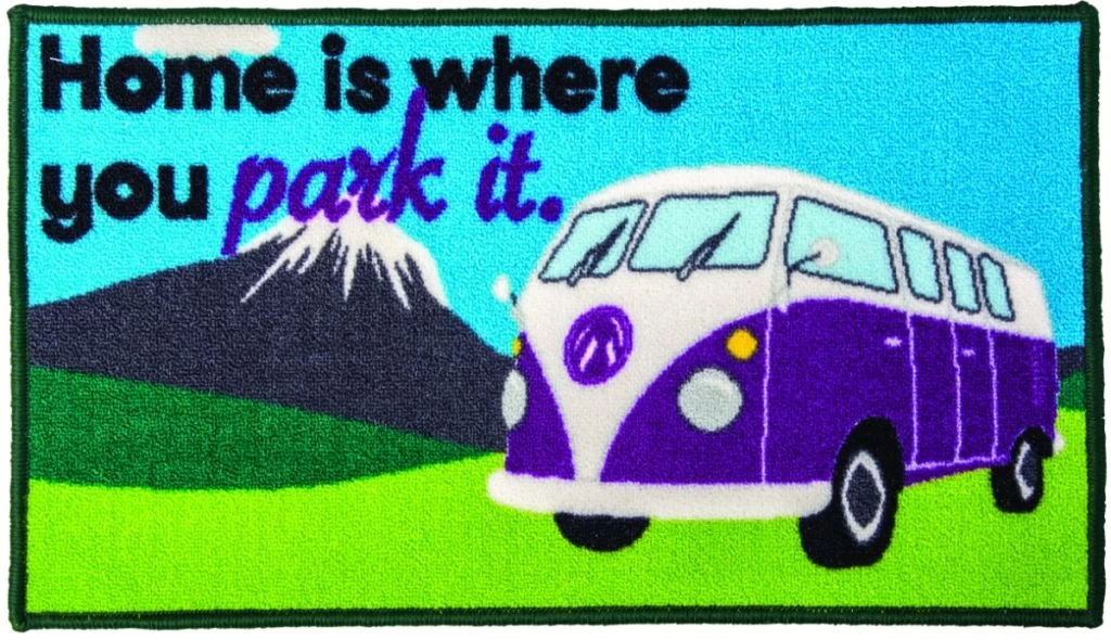 Quest Washable 'Home Is Where You Park It' Mat 1 Quest Washable 'Home Is Where You Park It' Mat