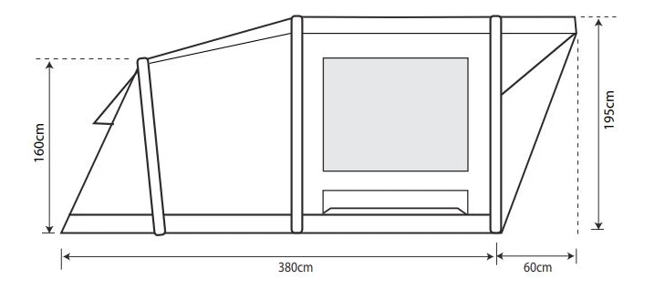 Outdoor Revolution Camp Star 350 Air Tent Bundle (2022) 10 Outdoor Revolution Camp Star 350 Air Tent Bundle (2022) - Image 10