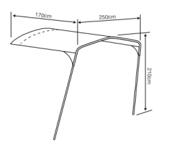 Outdoor Revolution Camp Star Sun Canopy 500XL / 600 / 1200 14 Outdoor Revolution Camp Star Sun Canopy 500XL / 600 / 1200 -Outdoor Camping Store campstar 600 canopy