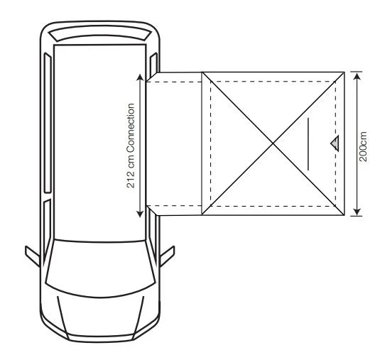 Outdoor Revolution Outhouse Handi Mid Drive Away Awning 2 Outdoor Revolution Outhouse Handi Mid Drive Away Awning - Image 2