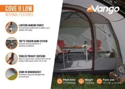 Vango Cove II Low Drive Away Awning -Outdoor Camping Store cove ii low2 1
