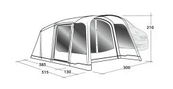 Outwell Blossburg 380 Drive Away Air Awning -Outdoor Camping Store d78340a9 4117 472d 9e73 2c19d5465c22