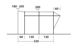 Easy Camp Wimberly Drive Away Awning 14 Easy Camp Wimberly Drive Away Awning -Outdoor Camping Store dimensions diagram