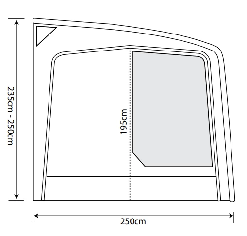 Outdoor Revolution Eclipse Pro 420 Caravan Awning 11 Outdoor Revolution Eclipse Pro 420 Caravan Awning - Image 11