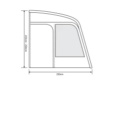Outdoor Revolution Eden Air 260 Caravan Awning 11 Outdoor Revolution Eden Air 260 Caravan Awning -Outdoor Camping Store eden air 260 3