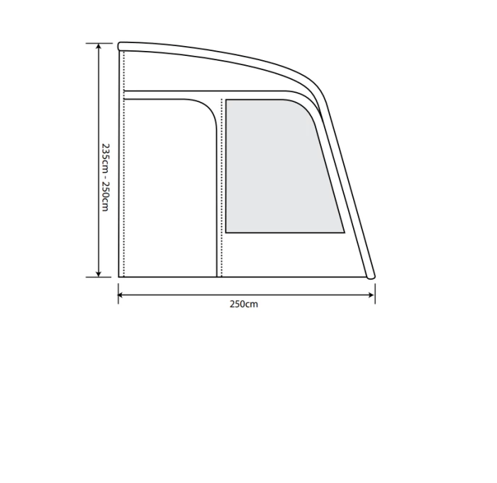Outdoor Revolution Eden Air 260 Caravan Awning 5 Outdoor Revolution Eden Air 260 Caravan Awning - Image 5