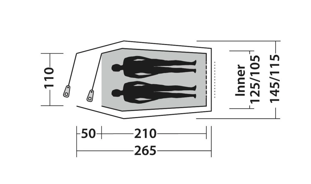 Easy Camp Energy 200 Compact Tent 2 Easy Camp Energy 200 Compact Tent - Image 2