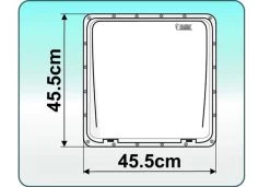 Fiamma 400 X 400 Roof Vent White 11 Fiamma 400 X 400 Roof Vent White -Outdoor Camping Store fiamma vent plan2