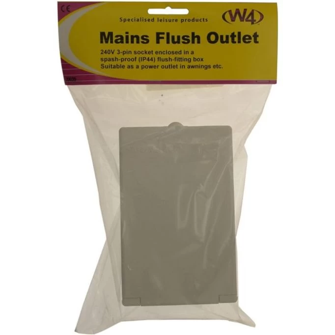 W4 UK Mains Flush Outlet 240V AC 2 W4 UK Mains Flush Outlet 240V AC - Image 2