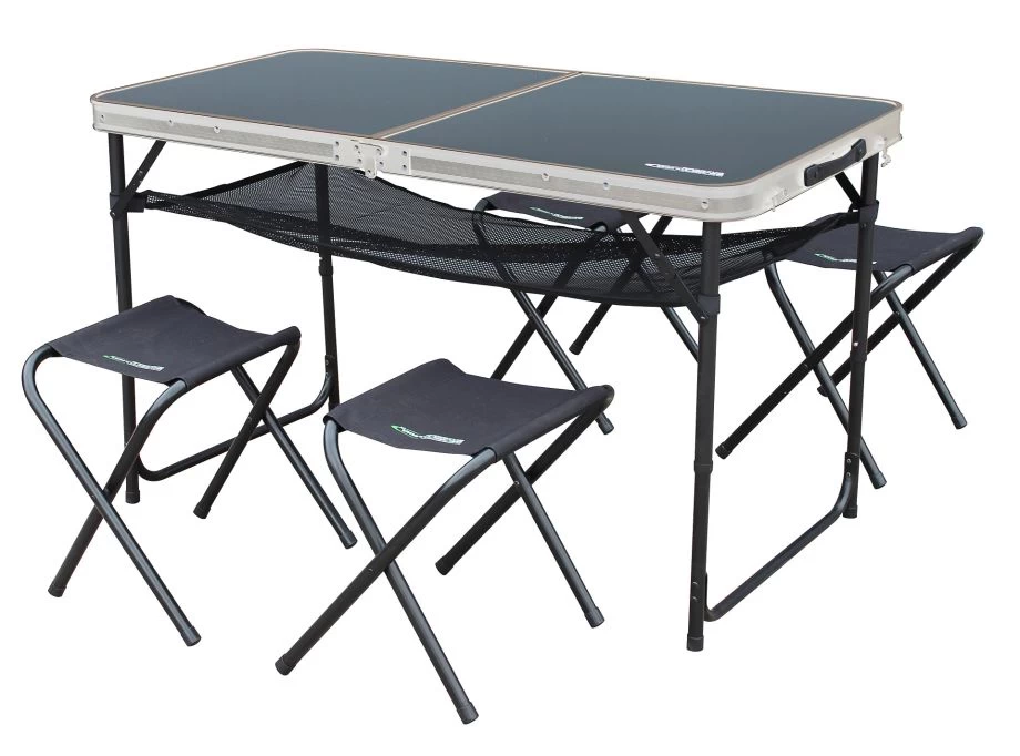 Outdoor Revolution Capri Aluminium Picnic Table And Stool Set 2 Outdoor Revolution Capri Aluminium Picnic Table And Stool Set - Image 2