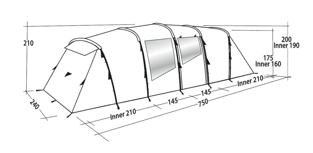 Easy Camp Huntsville 800 Twin Tent 10 Easy Camp Huntsville 800 Twin Tent - Image 10