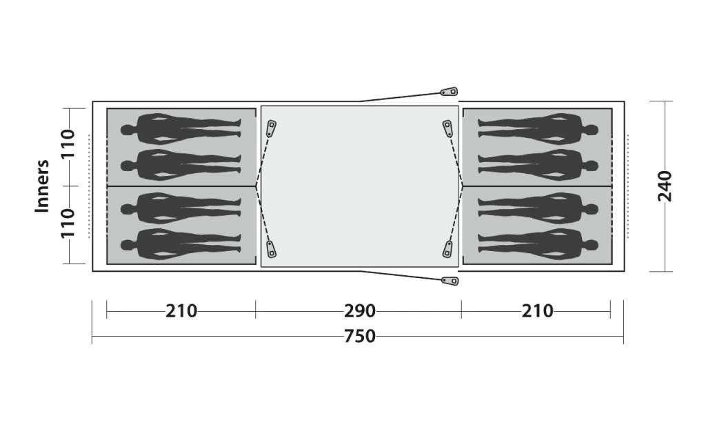 Easy Camp Huntsville 800 Twin Tent 9 Easy Camp Huntsville 800 Twin Tent - Image 9