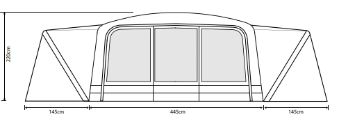 Outdoor Revolution Kalahari PC 9.0 DSE Tent Incl Footprint 19 Outdoor Revolution Kalahari PC 9.0 DSE Tent Incl Footprint - Image 19