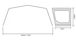 Outdoor Revolution Kalahari PC 7.0 Side Sun Wing -Outdoor Camping Store kalahari side wing 1 1 1