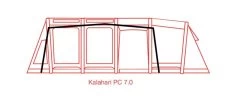 Outdoor Revolution Kalahari PC 7.0 Side Sun Wing -Outdoor Camping Store kalahari sun wing 2 1 1