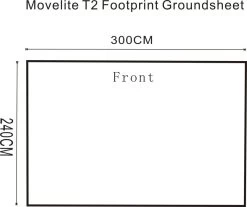 Outdoor Revolution Movelite T2/Turismo Footprint Groundsheet (300cm X 240cm) 5 Outdoor Revolution Movelite T2/Turismo Footprint Groundsheet (300cm X 240cm) -Outdoor Camping Store movelite t2 footprint groundsheet
