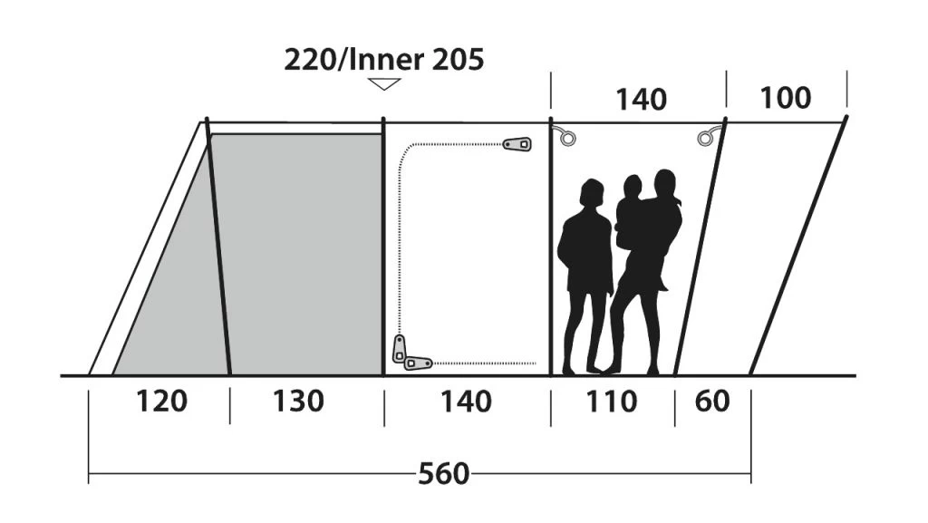 Outwell Montana 6PE Tent 5 Outwell Montana 6PE Tent - Image 5