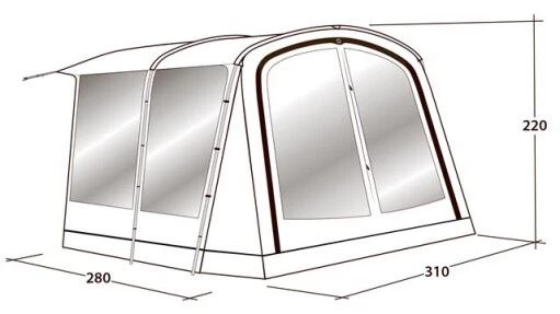 Outwell Universal Awning Size 2 2 Outwell Universal Awning Size 2 - Image 2