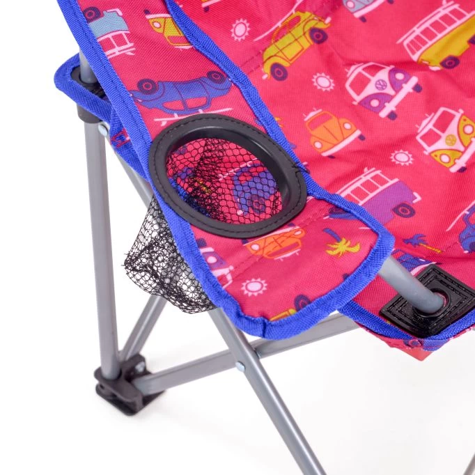 Volkswagen Kids Pink Camping Chair 5 Volkswagen Kids Pink Camping Chair - Image 5
