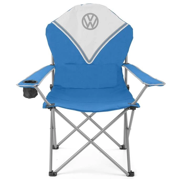 Volkswagen Blue Deluxe Padded Chair 1 Volkswagen Blue Deluxe Padded Chair